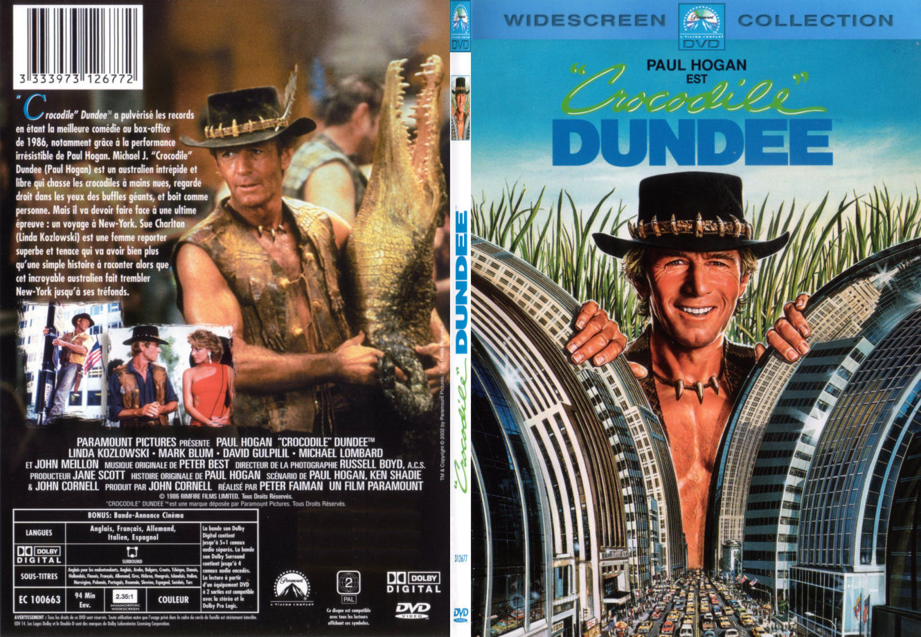 Jaquette DVD Crocodile Dundee - SLIM